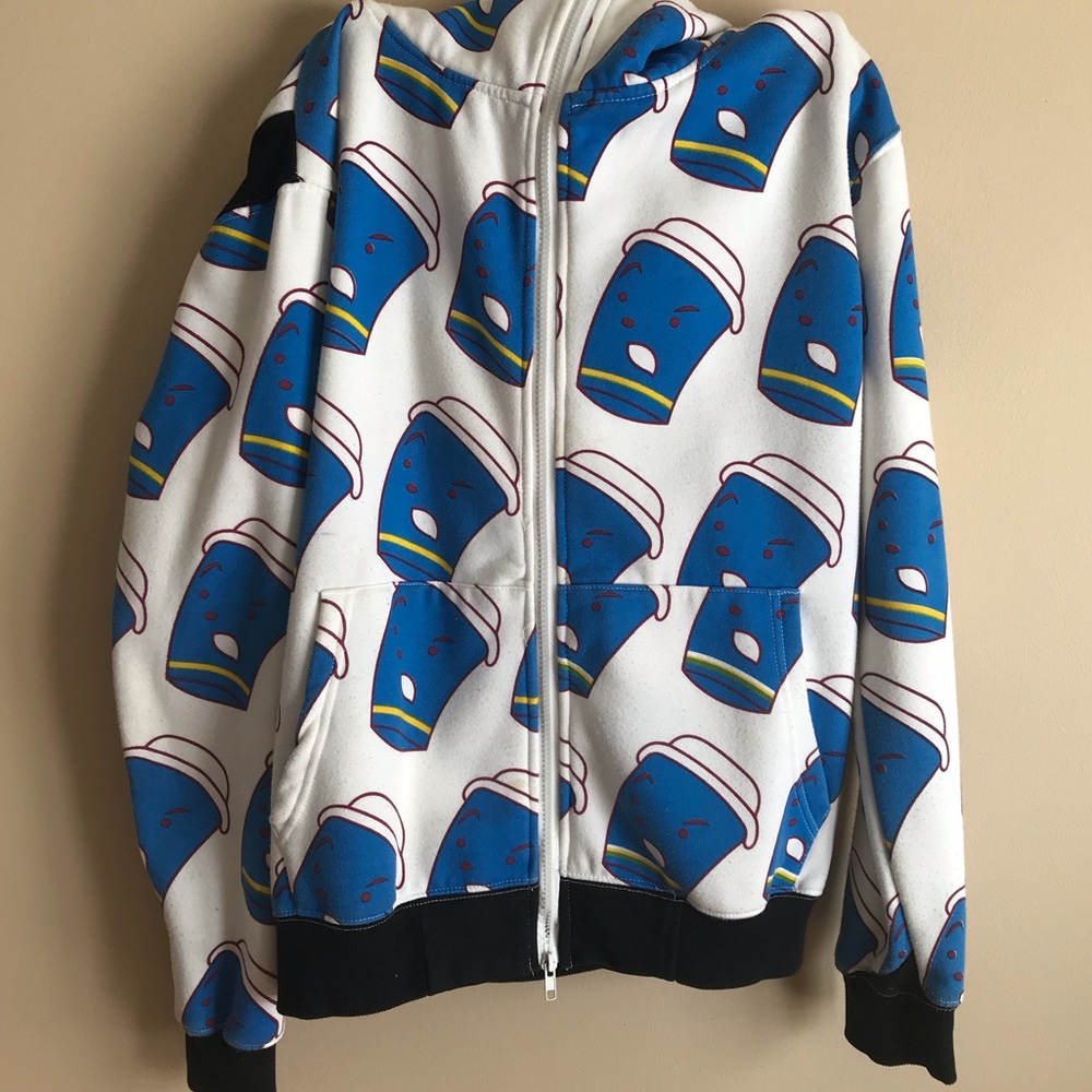 Kid robot soda cup hoodie size medium